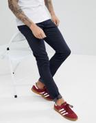 Celio Slim Fit Jeans In Indigo Wash - Navy