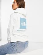 The North Face Nse Box Hoodie In White