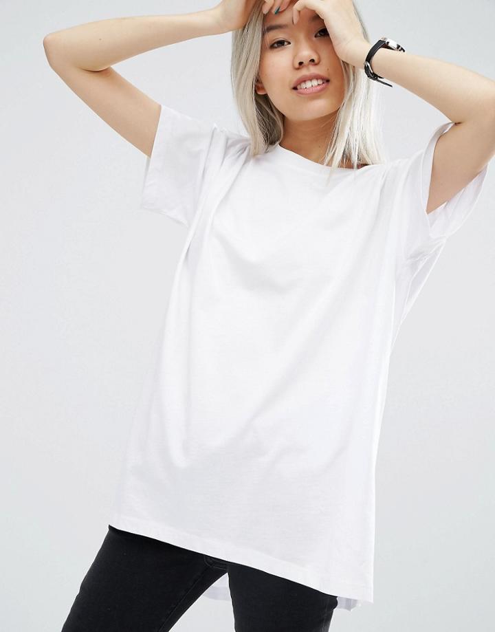 Asos T-shirt In Super Oversized Fit - White