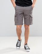 Jack & Jones Intelligence Cargo Shorts In Loose Fit - Gray