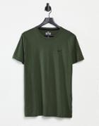 Hollister Icon Logo T-shirt In Olive-green