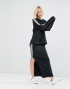Adidas Originals Three Stripe Maxi Skirt - Black