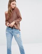 Only Geena Knit Sweater - Cognac