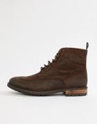 Silver Street Chunky Lace Up Boot In Brown - Brown