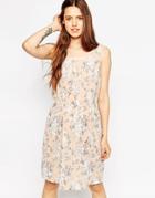 Minimum Ditsy Floral Dress - 085 Soft Peach