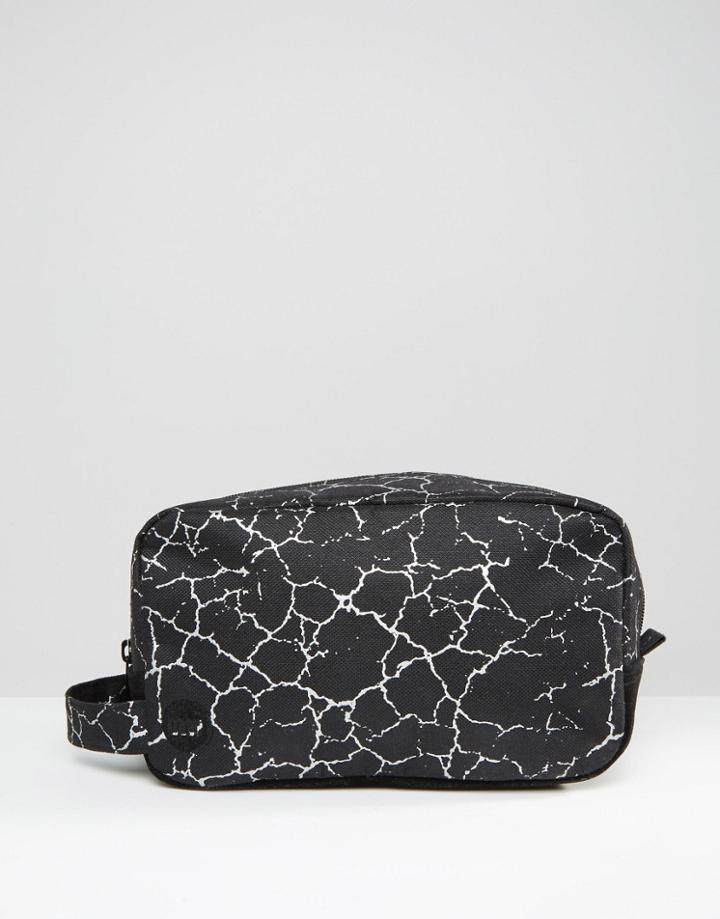 Mi-pac Cracked Toiletry Bag In Black - Multi
