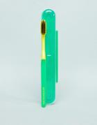 Anatomicals And Ain't That The Tooth The Better Brush Charcoal Tooth Brush - Green - Clear