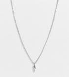 Icon Lightning Pendant In Silver