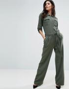 Lavand Utility Jumpsuit - Green