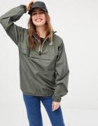 K-way Leon 3.0 Pullover Waterproof Jacket - Green