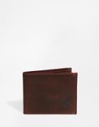 Lyle & Scott Leather Billfold Wallet - Brown