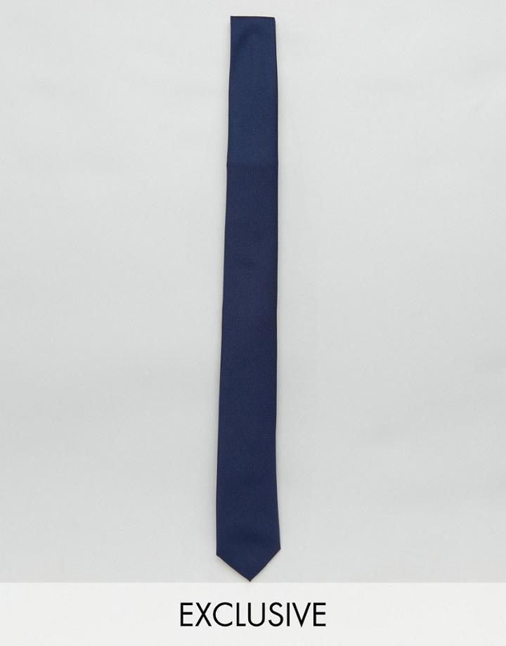 Heart & Dagger Blade Tie - Navy