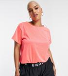 Under Armour Plus Tech T-shirt In Pink