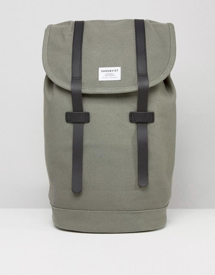 Sandqvist Stig Backpack In Gray - Gray