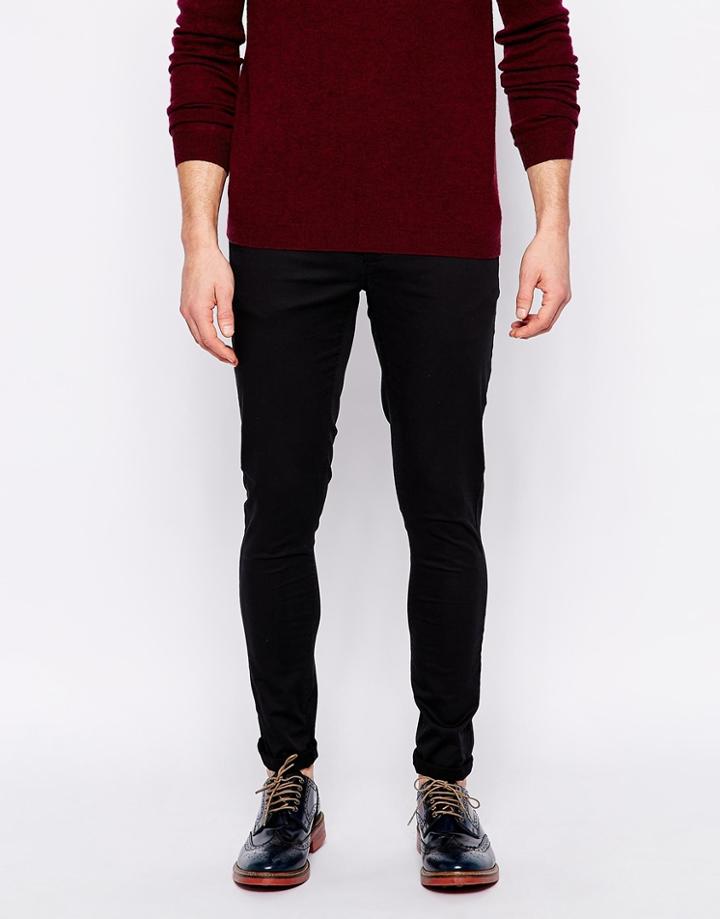 Asos Extreme Super Skinny Pants - Black