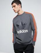 Adidas Originals Trefoil Sweater - Gray