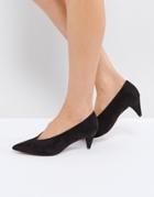Asos Strike Mid Heels - Black