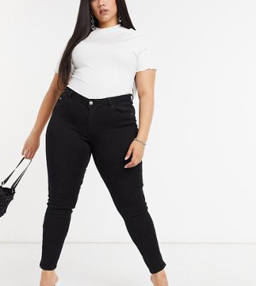 Only Curve Skinny Jean In Black