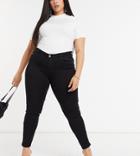 Only Curve Skinny Jean In Black