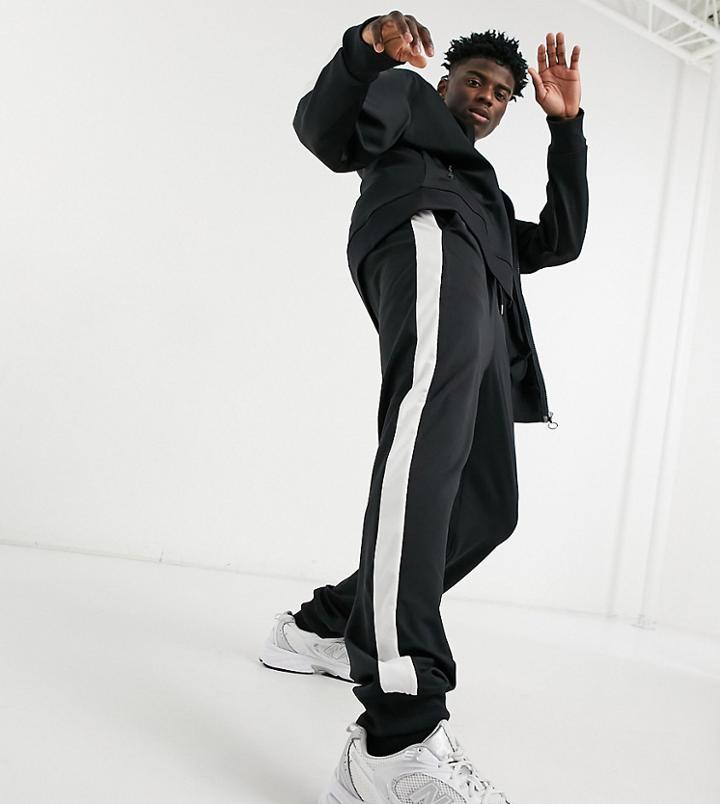 Reclaimed Vintage Inspired Track Sweatpants In Black