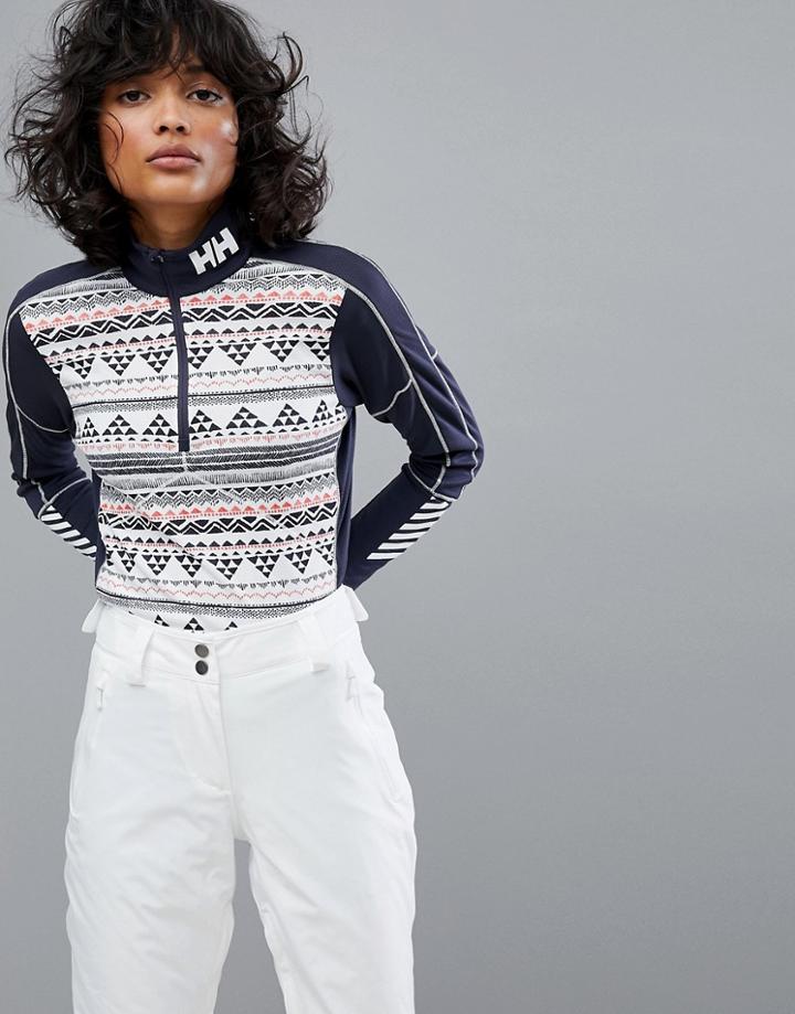 Helly Hansen Printed Baselayer Top - Multi