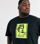 Hnr Ldn Plus Greek Print T-shirt-black