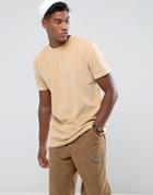 Zeffer Oversized Velour T-shirt - Tan