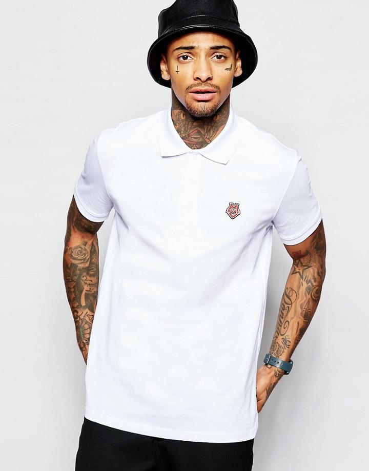 Love Moschino Logo Polo Shirt - White