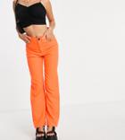Collusion 90s Fit Baggy Pants In Neon Orange