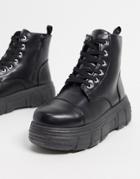 Koi Footwear Vegan-friendly Sporty Hybrid Boot In Black
