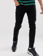 Only & Sons Skinny Fit Jeans In Black - Black