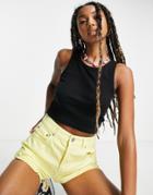 Jjxx Ribbed Tank Top In Black