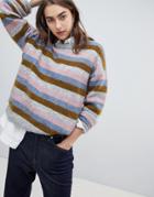 Gestuz Multi Color Stripe Sweater - Multi