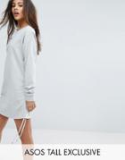 Asos Tall Lounge Sweat Dress - Gray