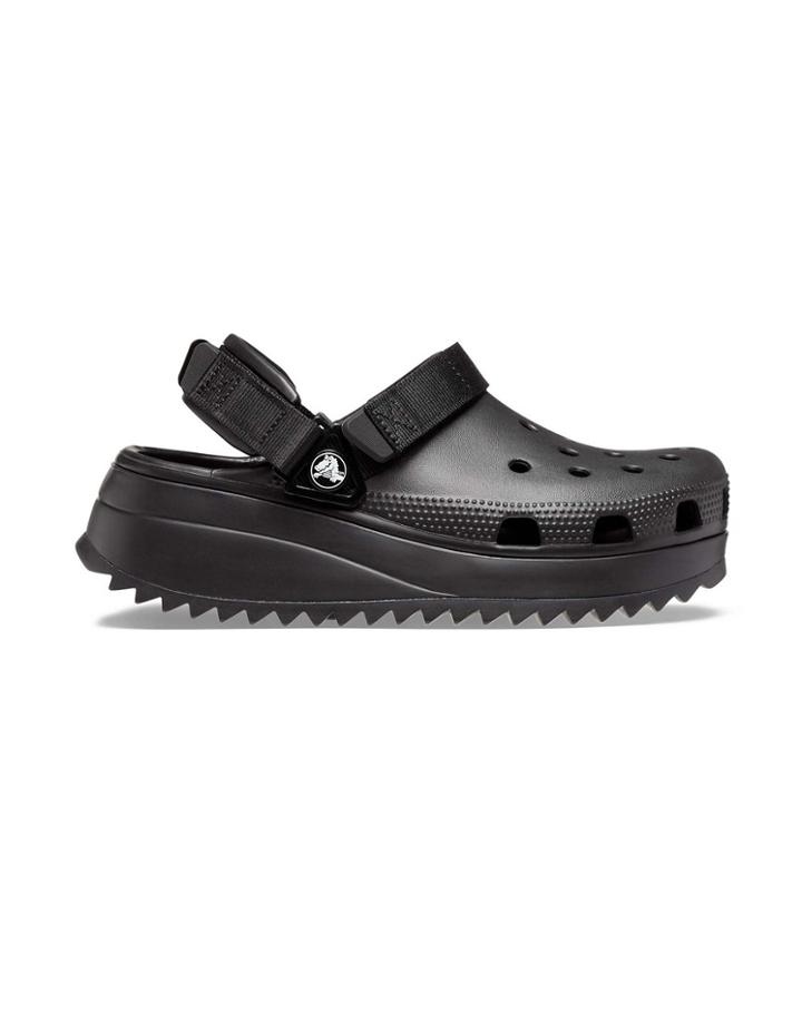 Crocs Classic Hiker Clogs In Black