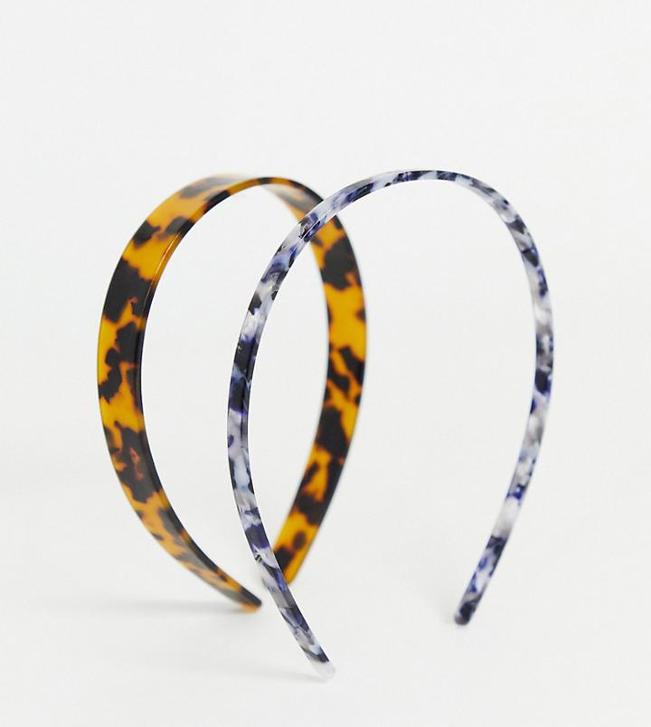 Reclaimed Vintage Inspired Tort Headband 2 Pack-multi