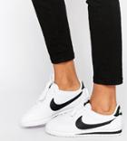 Nike Cortez Sneakers In White And Black