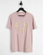 True Religion Foil T-shirt-pink