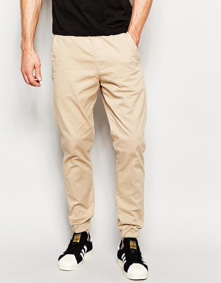 Jack & Jones Woven Joggers - Stone