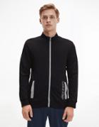 Calvin Klein Lounge Zip Through Sweat In Black