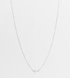 Kingsley Ryan Curve Sterling Silver Choker Necklace With Cross Pendant
