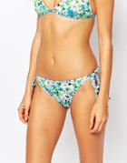 Piha Tie Side Bikini Bottoms - Blue