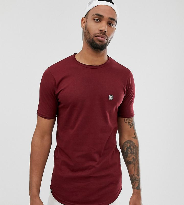 Le Breve Tall Raw Edge Long Line T-shirt