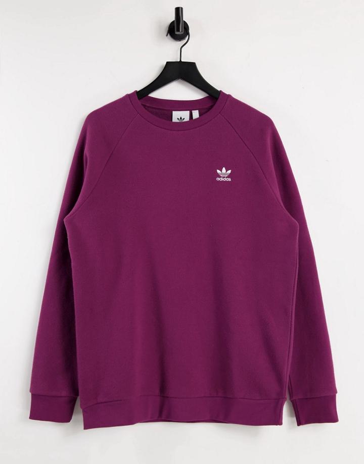 Adidas Originals Essentials Sweatshirt In Plum-purple