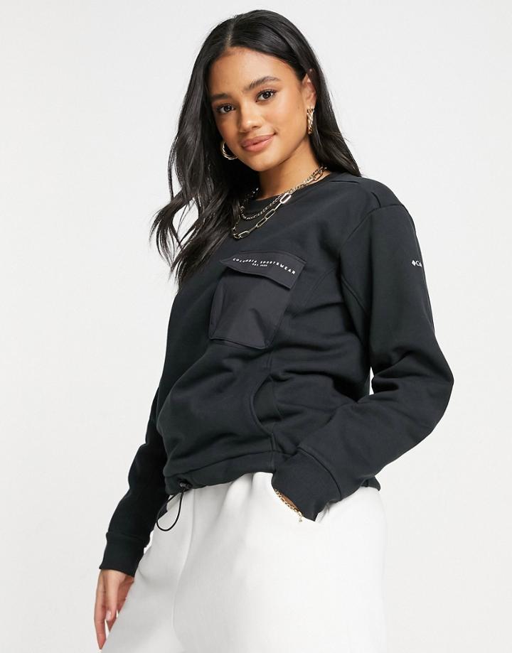 Columbia Lodge Iii Sweatshirt In Black