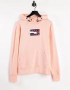 Tommy Hilfiger One Planet Capsule Unisex Back Print Hoodie In Pink