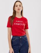 Minimum Slogan T-shirt - Red