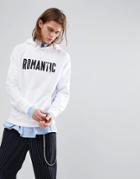 Wood Wood Romantic Hoodie In White - White