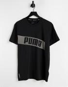 Puma Train Graphic Short Sleeve T-shirt In Black