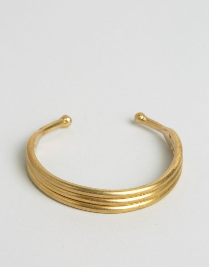 Made Triple Layer Bracelet - Gold